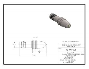 Sollami Company Trenching Tool 73104-005