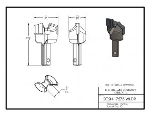 Sollami Company Mining Tool SCSN-17575-WLDR