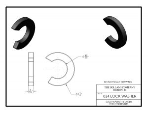 Sollami Company 024 Lock Washer