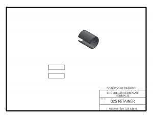 Sollami Company 025 Retainer