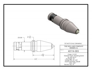 Sollami Company Drilling Tool 40114-003