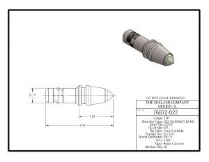 Sollami Company Trenching Tool 76872-022