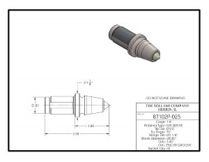 Sollami Company Drilling Tool 87102P-025