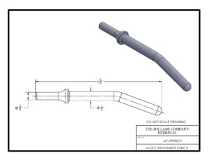 Sollami Company Angle Air Hammer Punch 401APUNCH