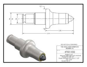 Sollami Company Soil Stabilization Tool 47551-032