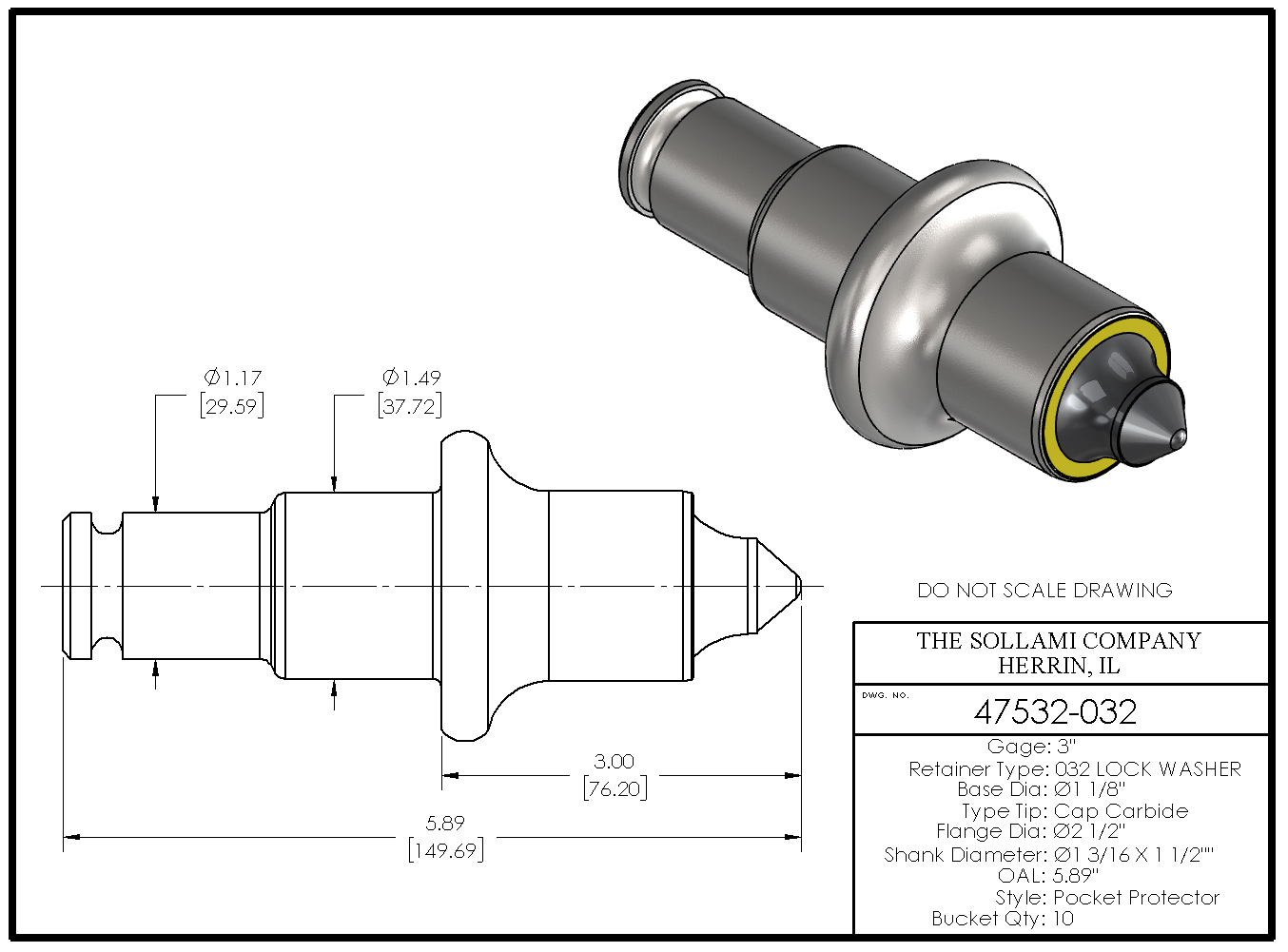 Sollami Company Product 47532-032