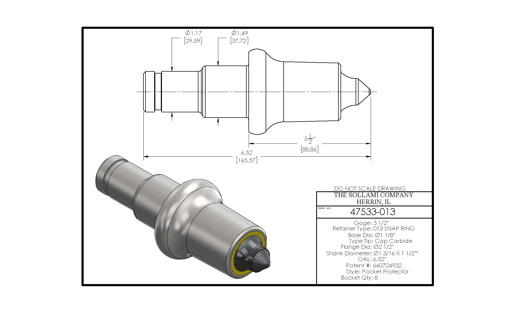 Sollami Company Product 47533-013