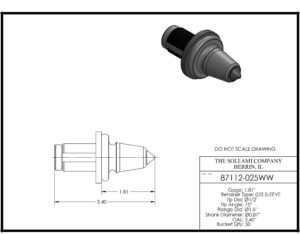 Sollami Company Product 87112-025